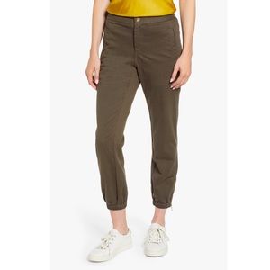 Lou & Grey Brushed Sateen Joggers, NWT